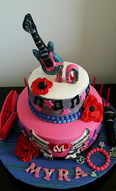 Rockstar /pop star cake  - Cake by CAKE RAGA