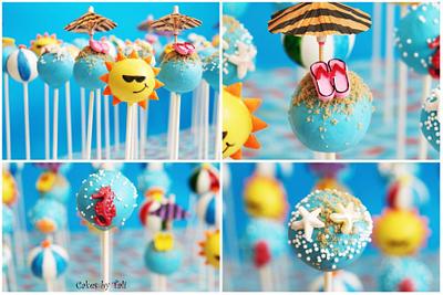 Summer Cake-pops - Cake by Tali
