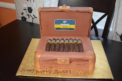 Cigar cake  - Cake by Raghadn