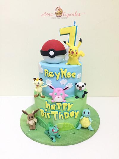 Pokemon cake  - Cake by annacupcakes