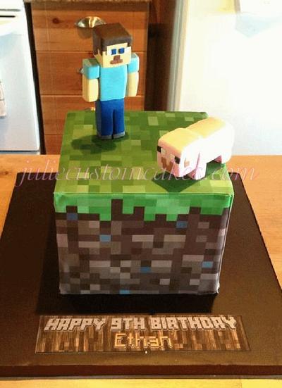 Minecraft cake - Cake by twinmomgirl