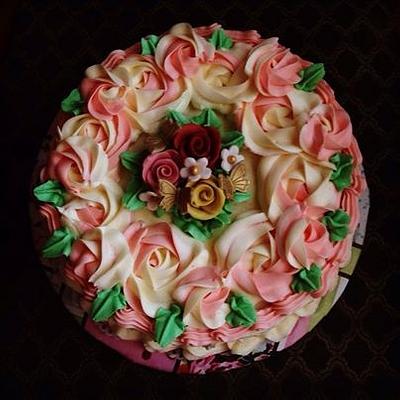 Old Rose - Cake by MrsSunshinesCakes