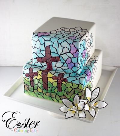 Lilies at the Cross Easter Cake - Cake by Rose Atwater