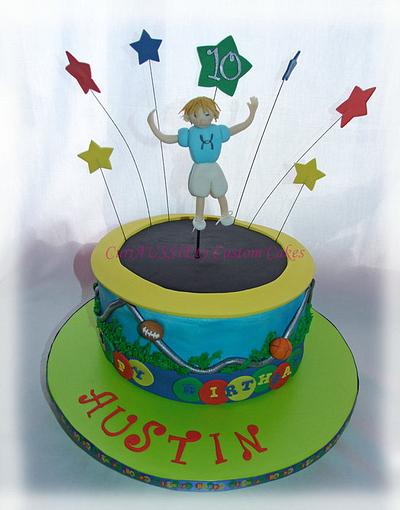 Trampoline cake - Cake by CuriAUSSIEty  Cakes
