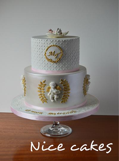 Christening cake - Cake by Paula Rebelo