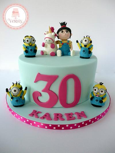 Despicable Me - Cake by Cakes by Verity