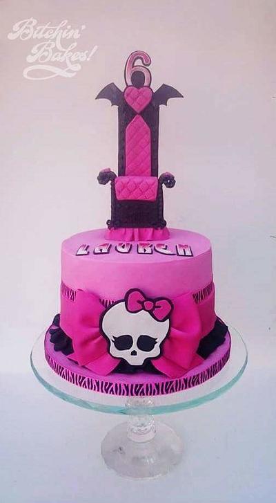 Monster High Throne  - Cake by Sharon Fitzgerald @ Bitchin' Bakes