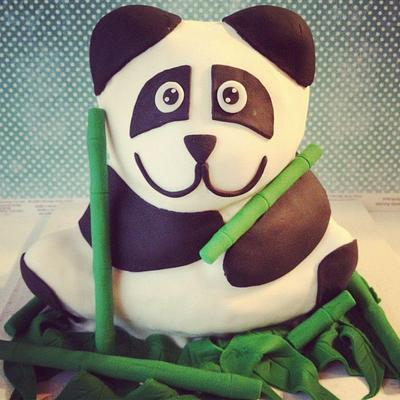 3D Panda Bear Cake! - Cake by Esther Williams