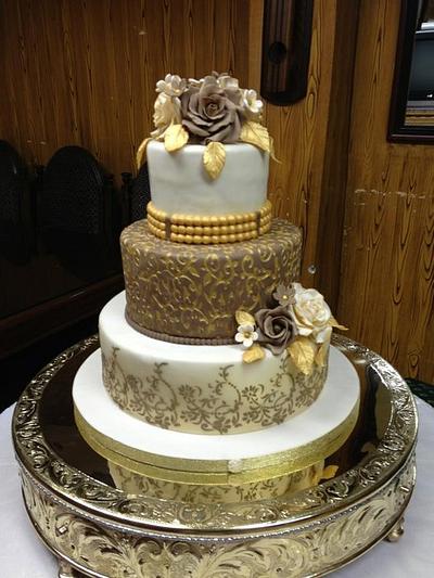 La tour dorée - Cake by wisha's cakes