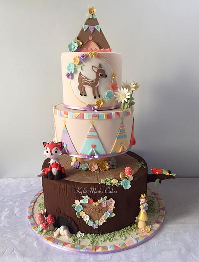 Woodland Cake - Cake by Kylie Marks