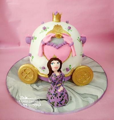 Princess carriage cake - Cake by Vinti Jajodia