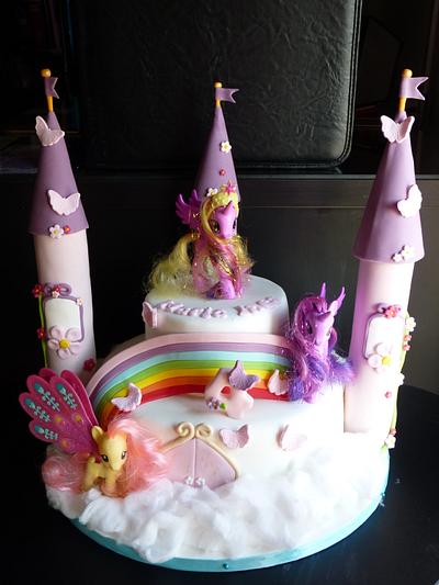 My little poney crystal castle - Cake by Aventuras Coloridas