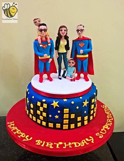 Superdads!  - Cake by Bumblebee Bakes Goa