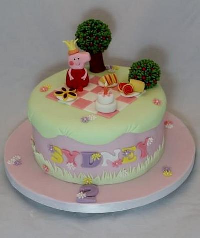 Peppa Pig Picnic - Cake by Helen Campbell