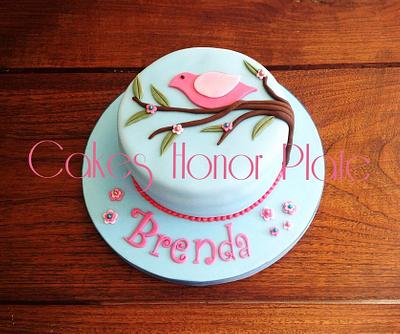Oriental style bird cake - Cake by Cakes Honor Plate
