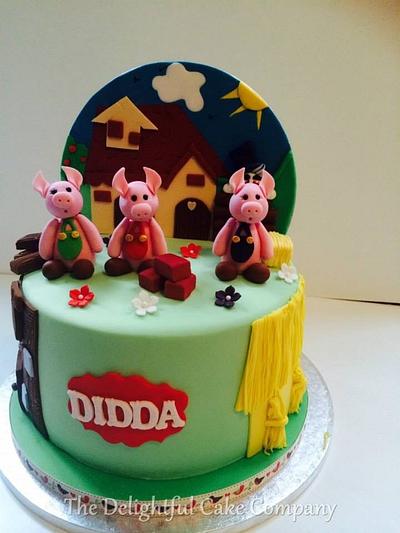 3 little pigs - Cake by lesley hawkins