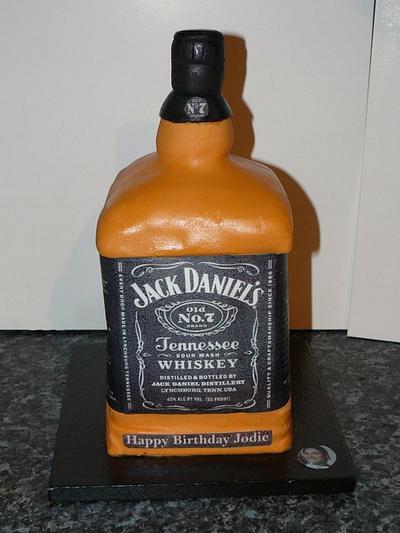 Jack Daniels Cake bottle 3D - Cake by Krazy Kupcakes 