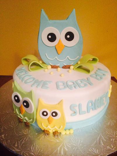 Owl  - Cake by Maricela 