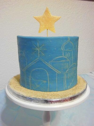 Christmas - Bethlehem landscape - Cake by Michelle