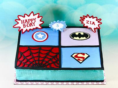 Superhero cake  - Cake by soods