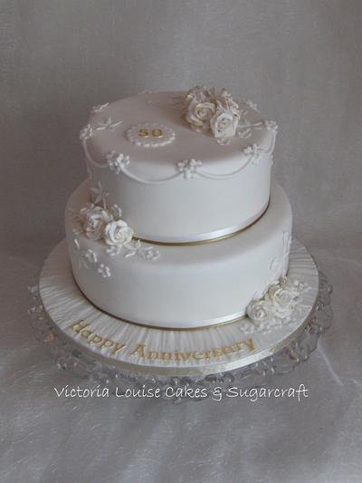 50th Anniversary Cake - Cake by VictoriaLouiseCakes