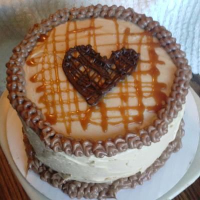 6 inch salted caramel - Cake by Paddy Cakes Gluten Free Bakery