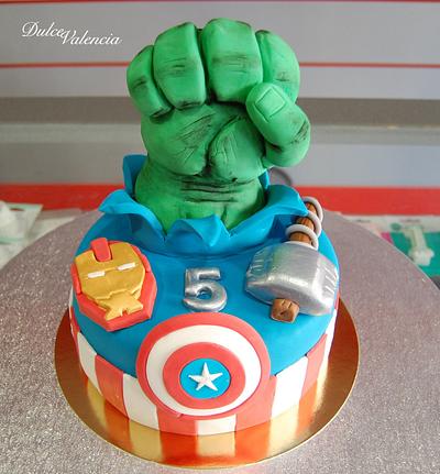 Hulk - Cake by DulceValencia