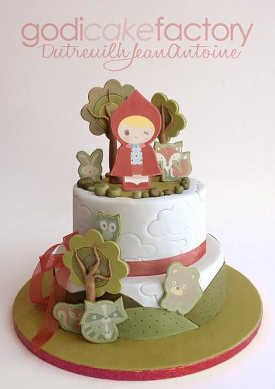 The little red riding hood - Cake by Dutreuilh Jean-Antoine