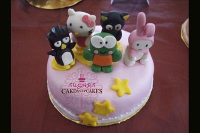 Hello Kitty and Friends - Cake by SUGARScakecupcakes