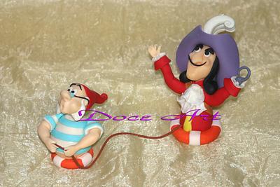 Mr. Smee and Cap.Hook - Cake by Magda Martins - Doce Art