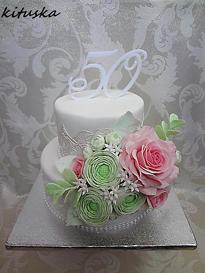 birthday cake for 50 - Cake by Katarína Mravcová