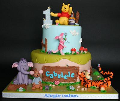 Winnie Pooh and friends - Cake by Alessandra Rainone