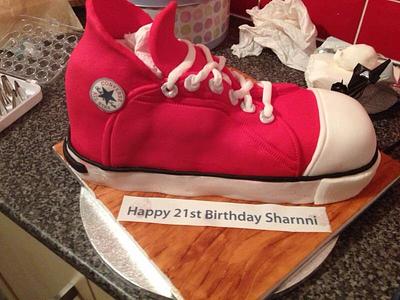Converse - Cake by Lace Cakes Swindon