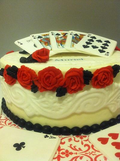 Another bridge player cake - Cake by Karen Seeley