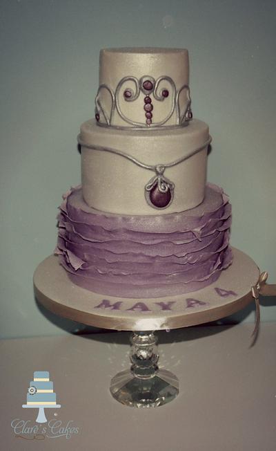 Sofia the first Cake - Cake by Clare's Cakes - Leicester