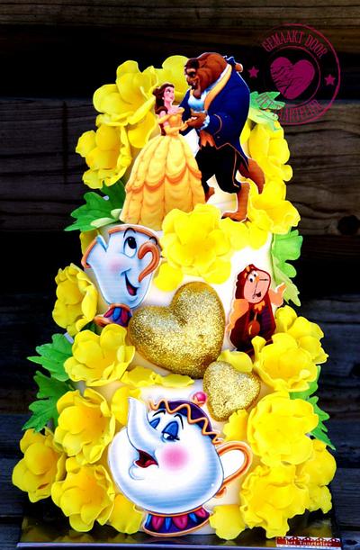 Disney Beauty and the beast cake - Cake by Taartenvrouwtje