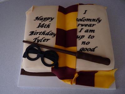 Harry Potter Book Cake - Cake by Sharon Todd