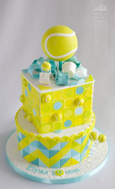 Tennis cake - Cake by Marie-Josée 