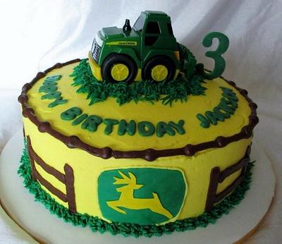 J Deere Birthday - Cake by Christeena Dinehart
