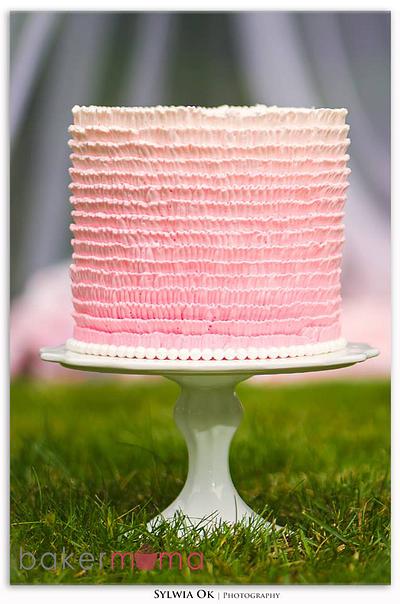 Pink Ombre Cake - Cake by Bakermama