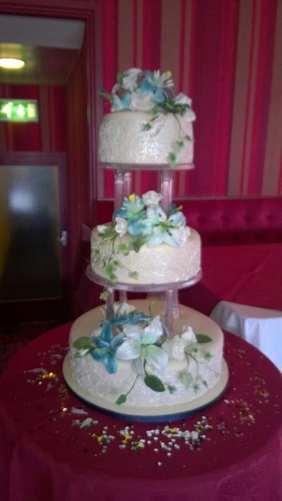 My first wedding cake - Cake by angelao