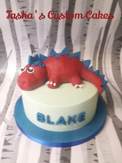 Dinosaur cake - Cake by Tasha's Custom Cakes