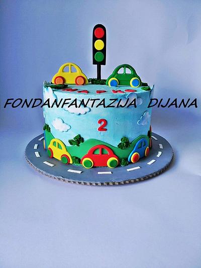 Little car cake - Cake by Fondantfantasy
