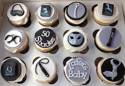 50 Shades of Grey Cupcakes - Cake by The SweetBerry