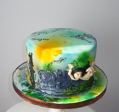Painted cake - Cake by Rositsa Lipovanska