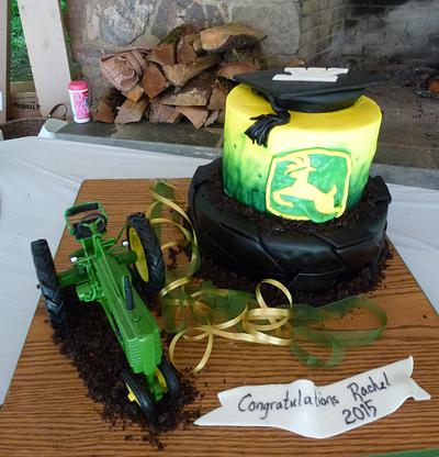 John Deere Graduation for Rachel - Cake by Chris Jones