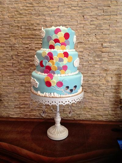 balloon cake - Cake by nalghanmi