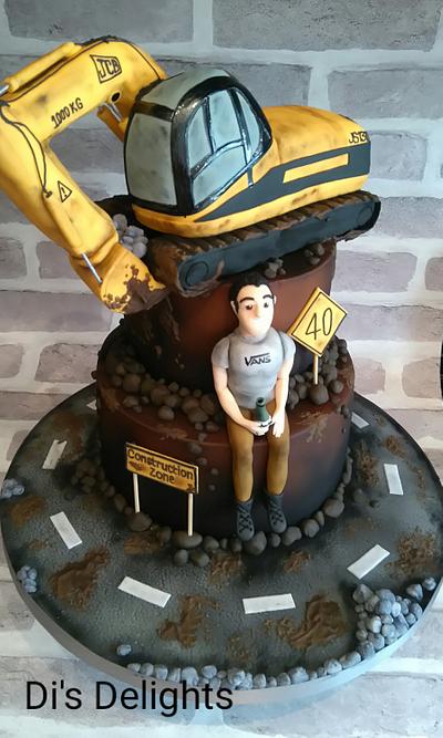 Construction Cake - Cake by Di's Delights 