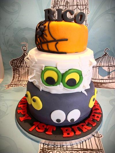1st Halloween Birthday - Cake by Cakes galore at 24