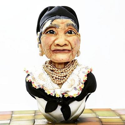 Escultura mujer Imbaya  - Cake by Nurisscupcakes